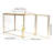 Ieremia Glass Card Box or Gift Display Box with Heart Lock