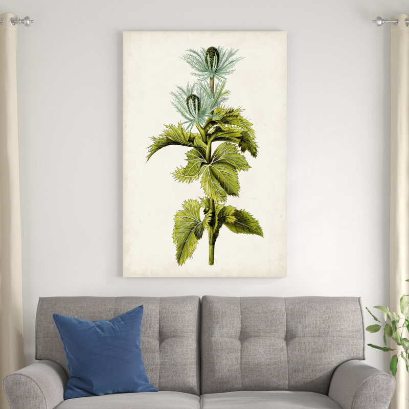 Étude botanique antique III, H 48 po x l 32 po x P 1,25 po