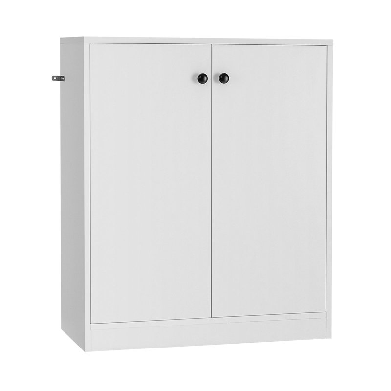Navjeevan Rectangle Accent Cabinet, White