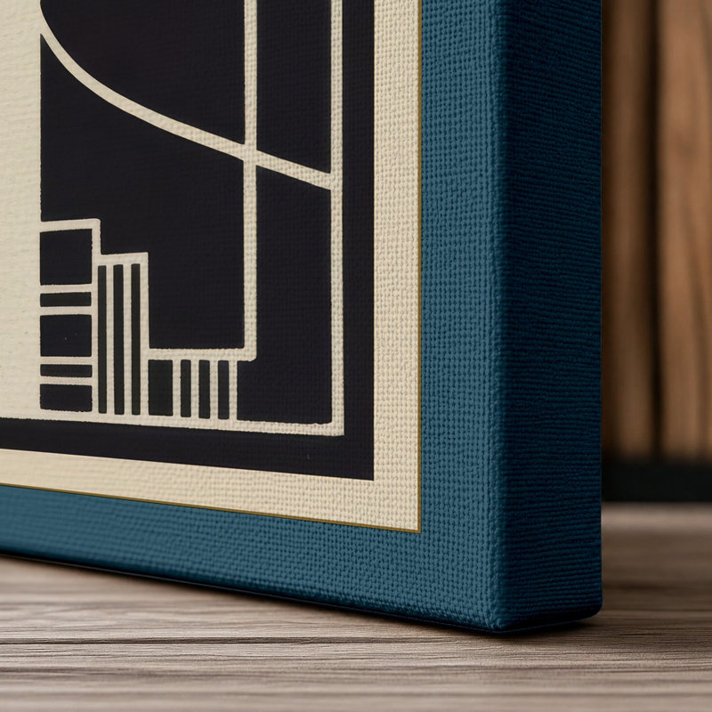 Print, 36x24 - 91.4 x 61.0 cm, Teal Border