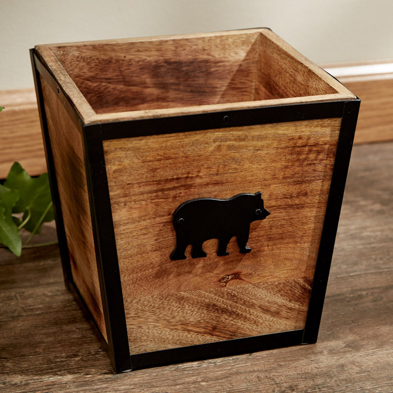 Metal Open Waste Basket - 3.5 Gallons