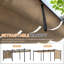 Pergola en aluminium avec auvent Aoodor-86865223-97922609