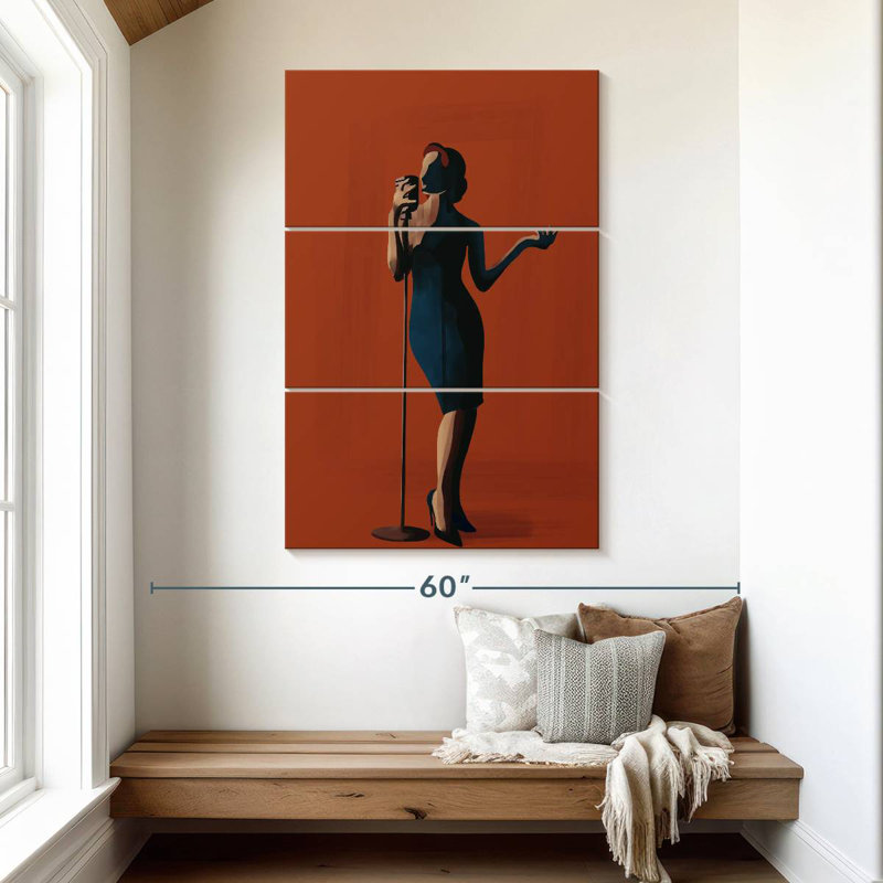 Abarca, musique et art I, H 50 po x l 32 po