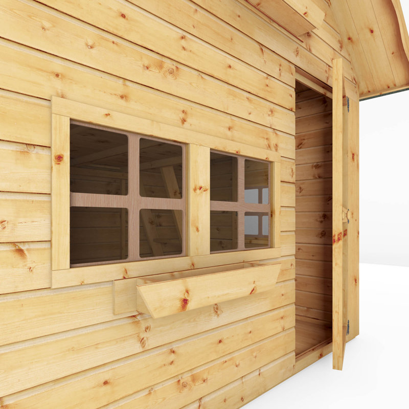 Mercia Double Storey Swiss Cottage Playhouse
