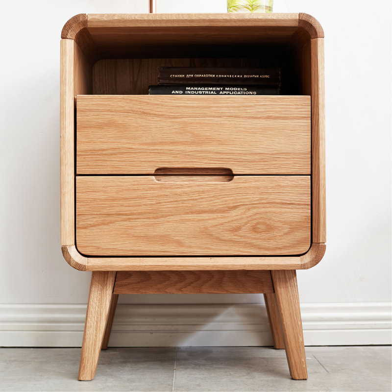 Armoire de chevet en bois massif Pure