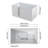 47'' X 28'' Freestanding Soaking Acrylic Bathtub With Seat