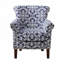 Chaise rembourrée en rayonne avec 4 pieds-2122657415