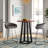Angeles Walnut Round Dining Table