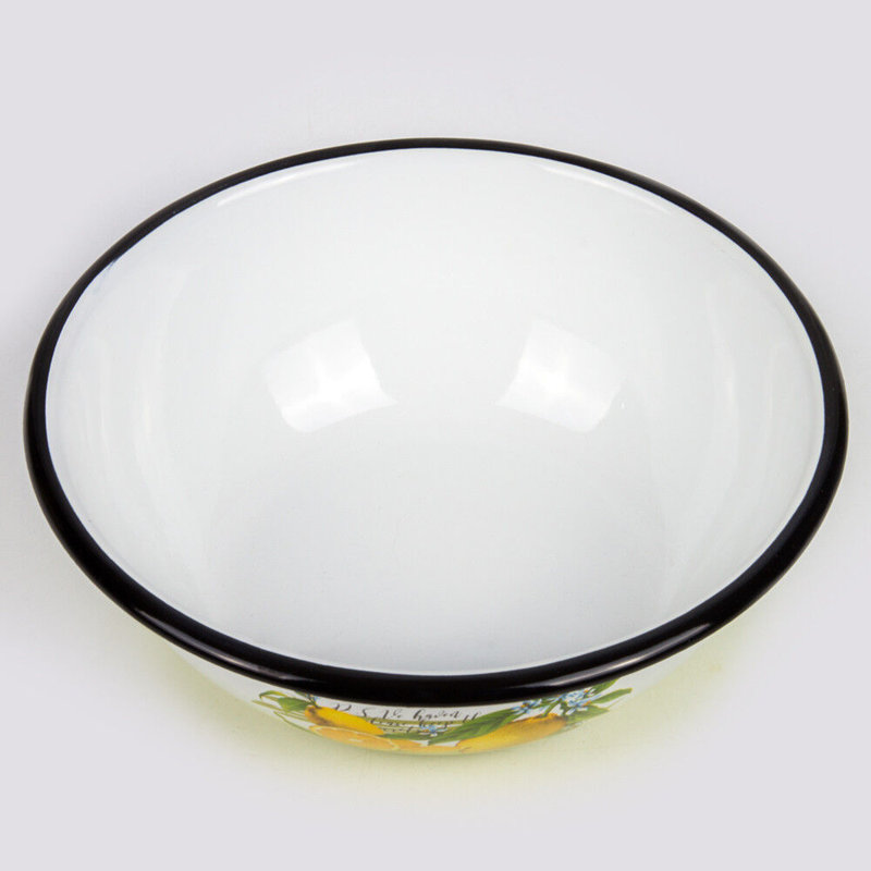 Lemon Enamel Bowl 2.5L