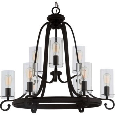  Lustre suspendu 9 lumières Amarrion V2079-79 Regina