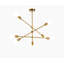 Lustre Spoutnik doré 6 lumières Transitional-1332101509