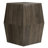 Terry 16"W Solid Mango Wood Contemporary Polygon Accent Table with Geometric Design-110733436