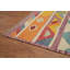 Tapis coloré de conception tribale 8 x 10 pour un espace de vie audacieux