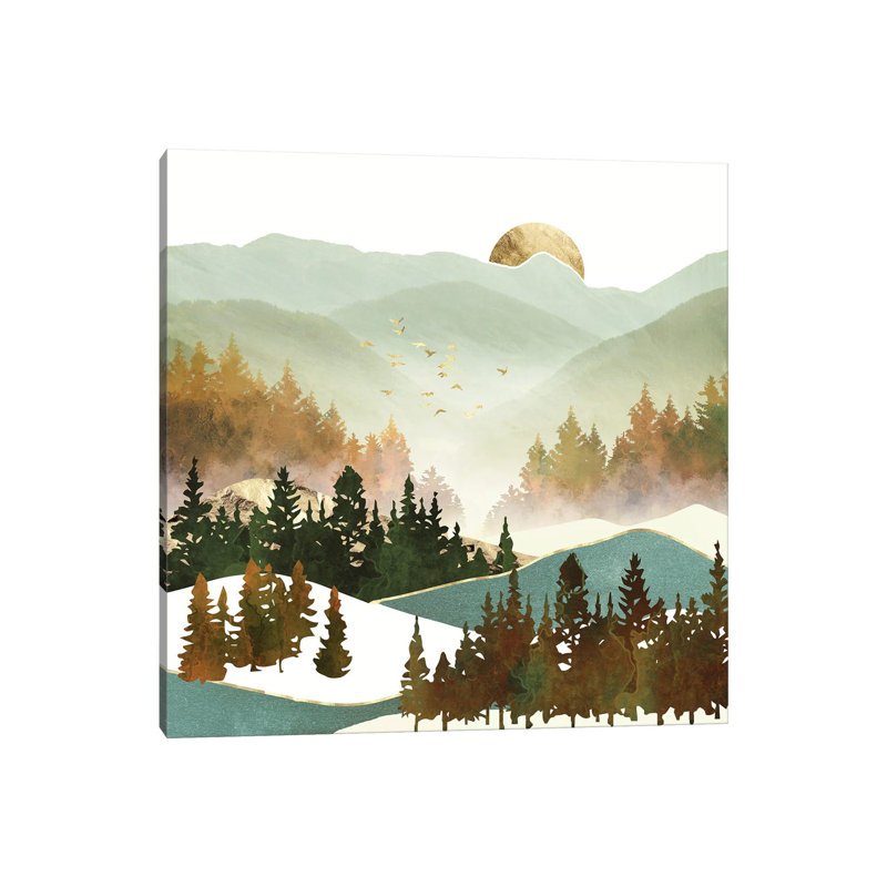 Fall Morning - reproduction d'impression, 26" H x 26" W x 1.5" D, Aucun mat, Toile tendue