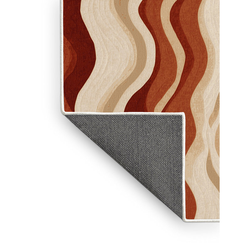 Tapis Mirage Bloom, Rond 5 pi