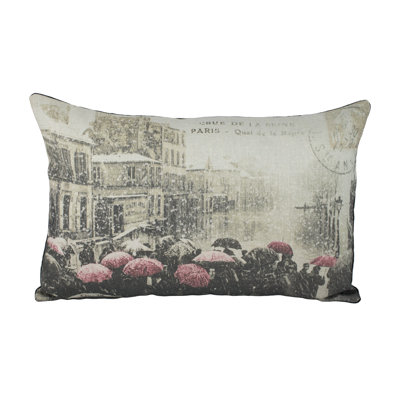Paris Cotton Lumbar Pillow