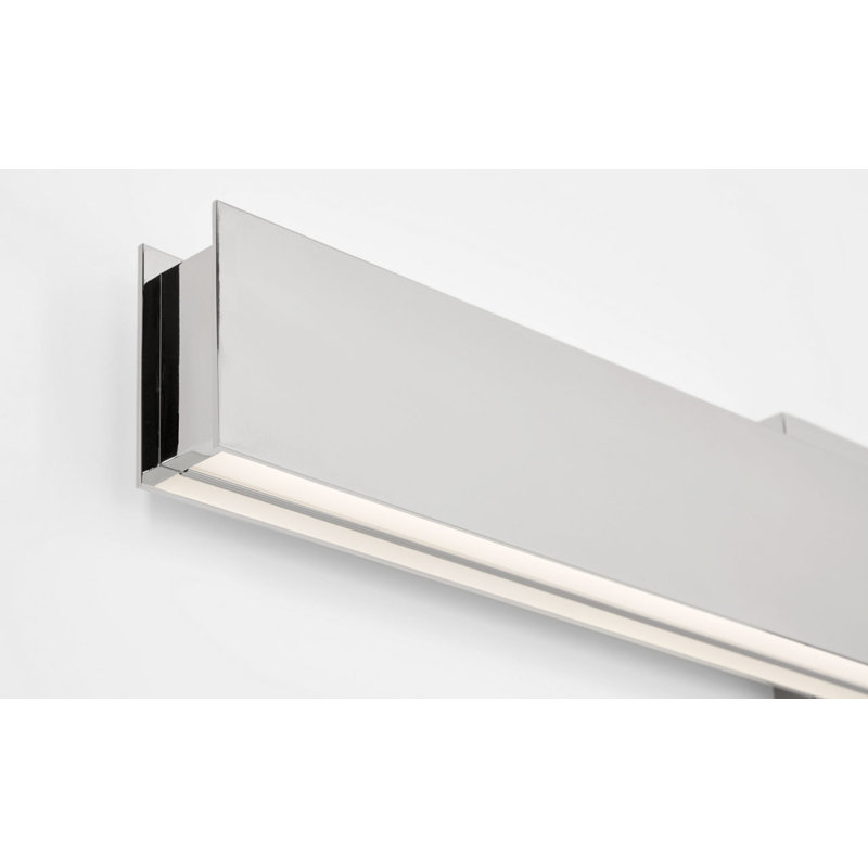 Bau 1 - Light LED Bath Bar, Polished Nickel