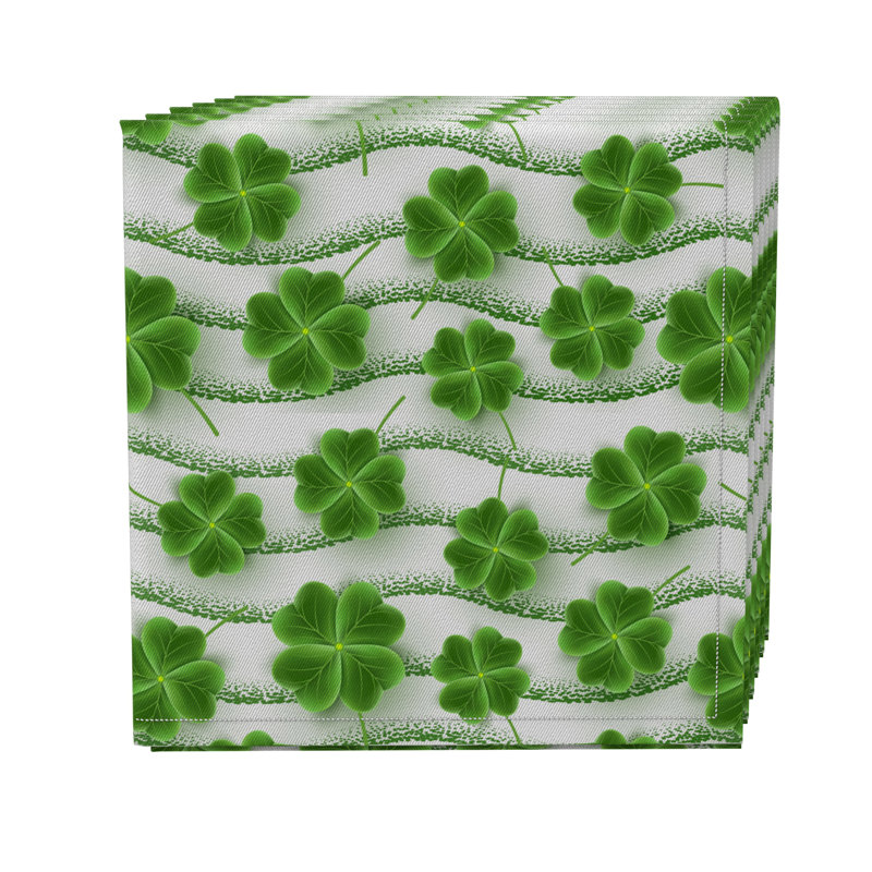 Frankie-Boy Cotton Twill Floral Square Napkin