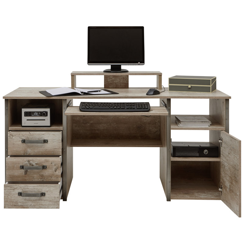 Harkon Computer Desk, Tan