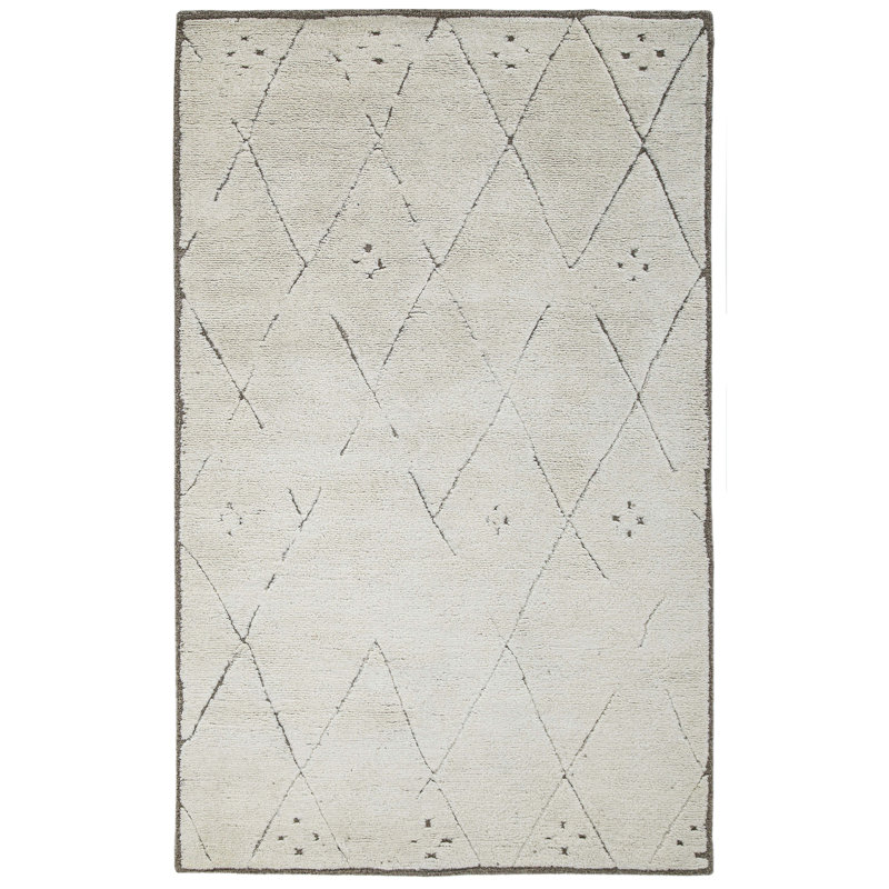 Tapis en laine touffeté à la main Carolan, Rectangle 6 pi x 9 pi