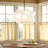 Cirrus 1 - Light Silk Kitchen Island Pendant Light