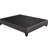 Full Size 14" Platform Mattress Base Bed Frame, Dark Gray Upholstered, Contemporary Design, Wood, No Box Spring, Material Foundation Frame Base, Size, Contemporary, Wood