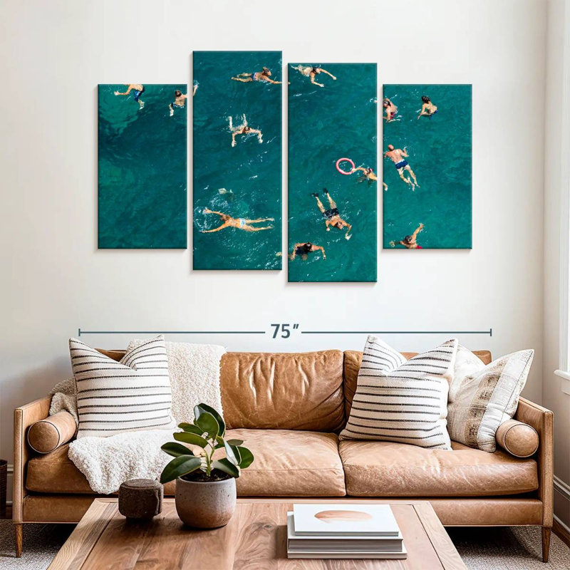Blue water swim Sireci, H 42 po x l 68 po