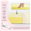 Coussin de patio extérieur imperméable en mousse haute densité 72 po x 21 po beige