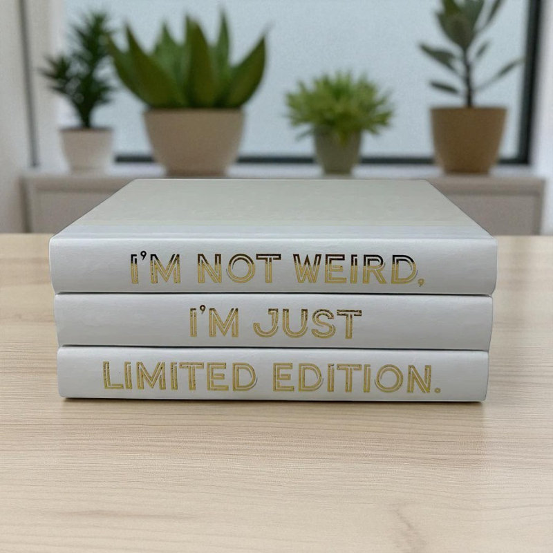 Quote Entertainment Decorative Book