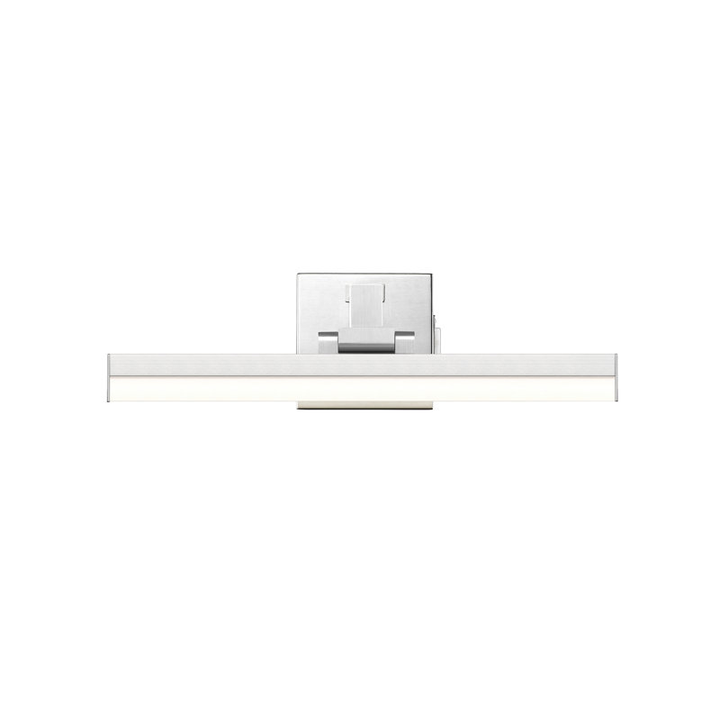 Brendyn Dimmable LED Bath Bar, 5"H x 18"W x 3"D, Brushed Nickel, 20 W