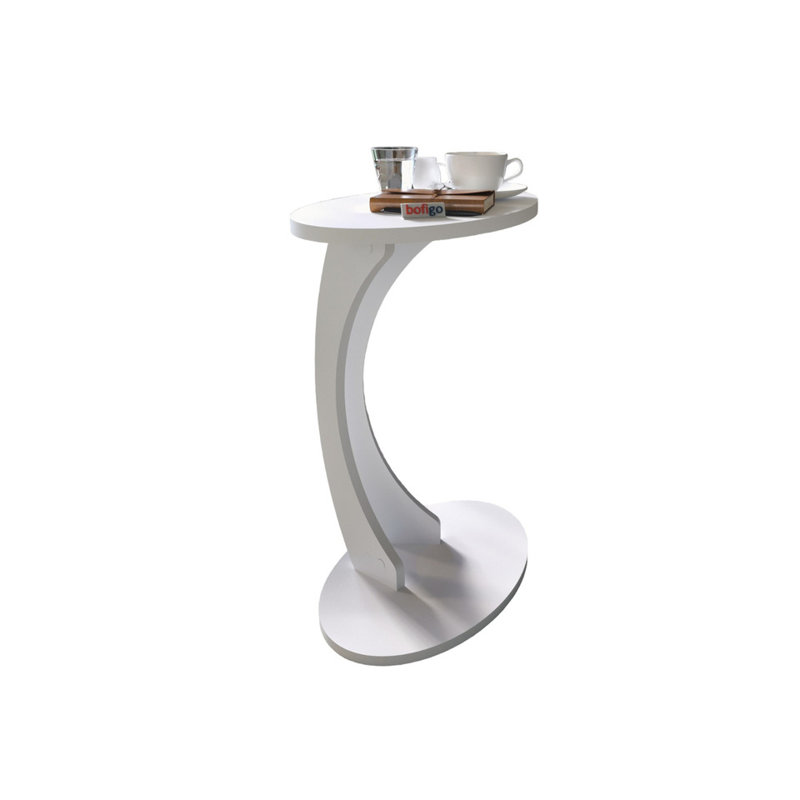 Chemash Solid Wood Coffee Table, White