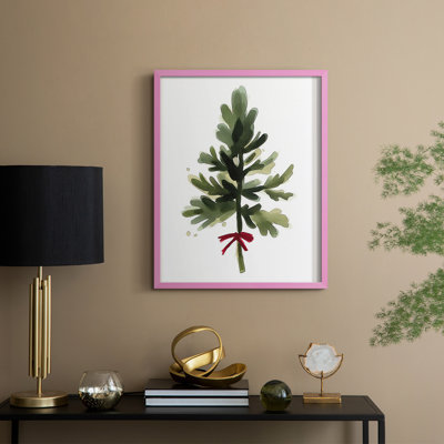 «Christmas Holiday Art DCCL XXXVII», reproduction d'art encadrée - bois massif