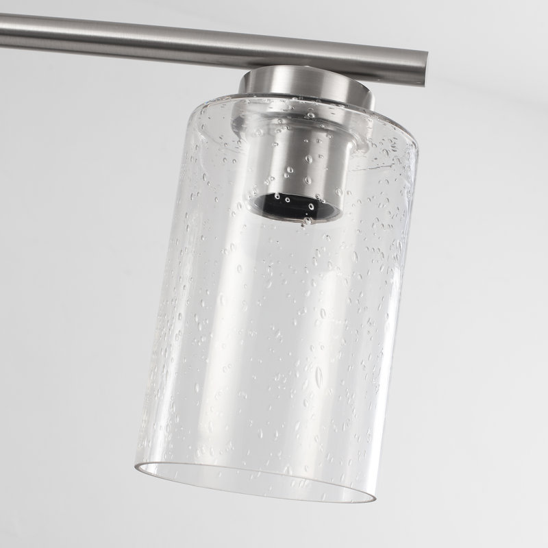 Kimbell 3 - Light Kitchen Island Pendant, Nickel