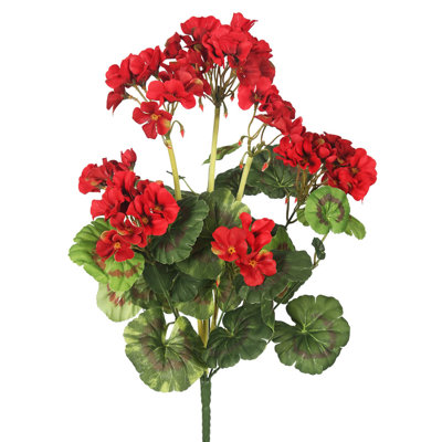 Buisson géranium artificiel Benita 20 po