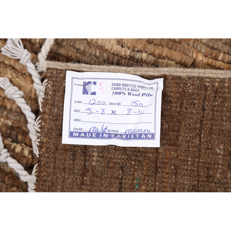 One-of-a-Kind 5'7" X 8'8" Wool Area Rug in