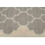Tapis gris en laine touffeté à la main Trellis