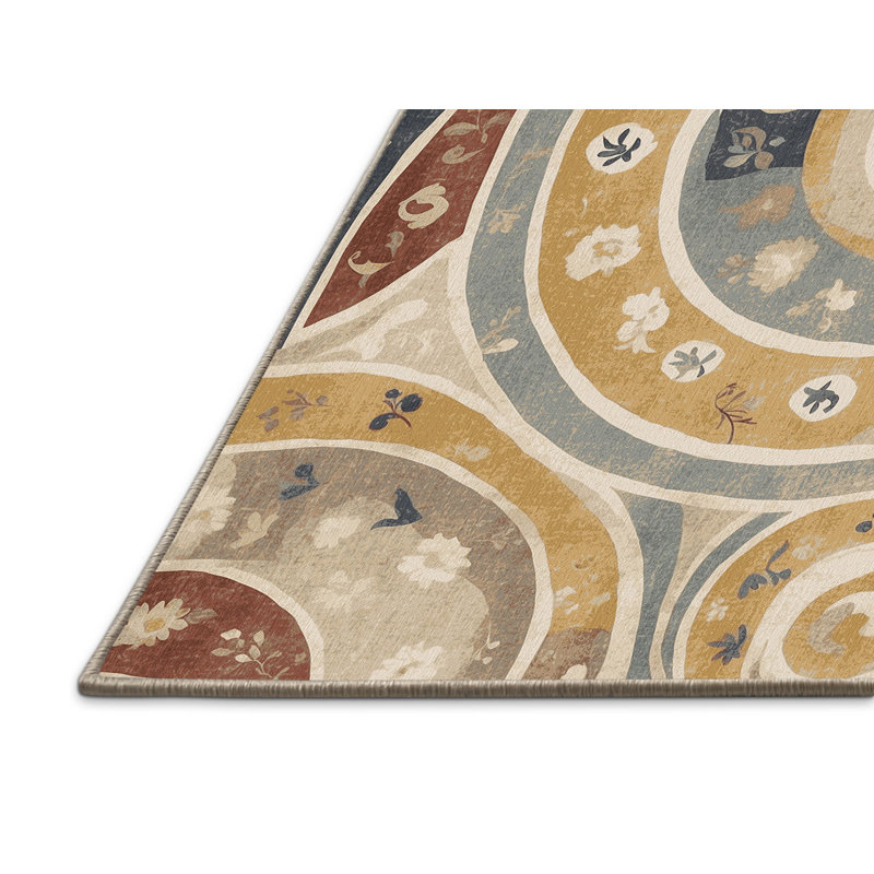 Spirited Dash Rug, Square 4'