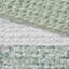 4 pièces de courtepointe très grand / très grand - tissu en tissu gaufré