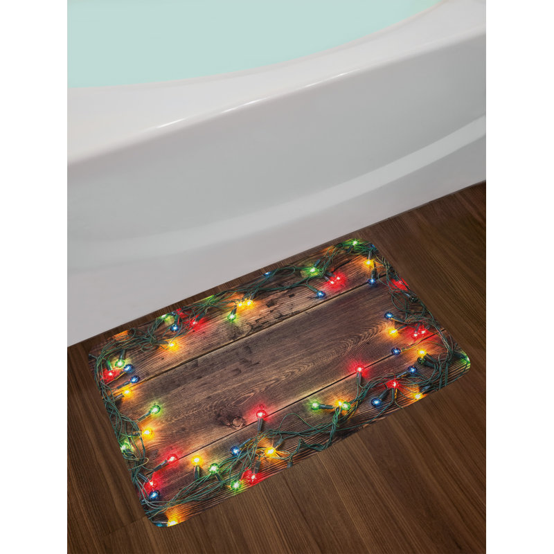 Au tapis de bain de campagne Christmas
