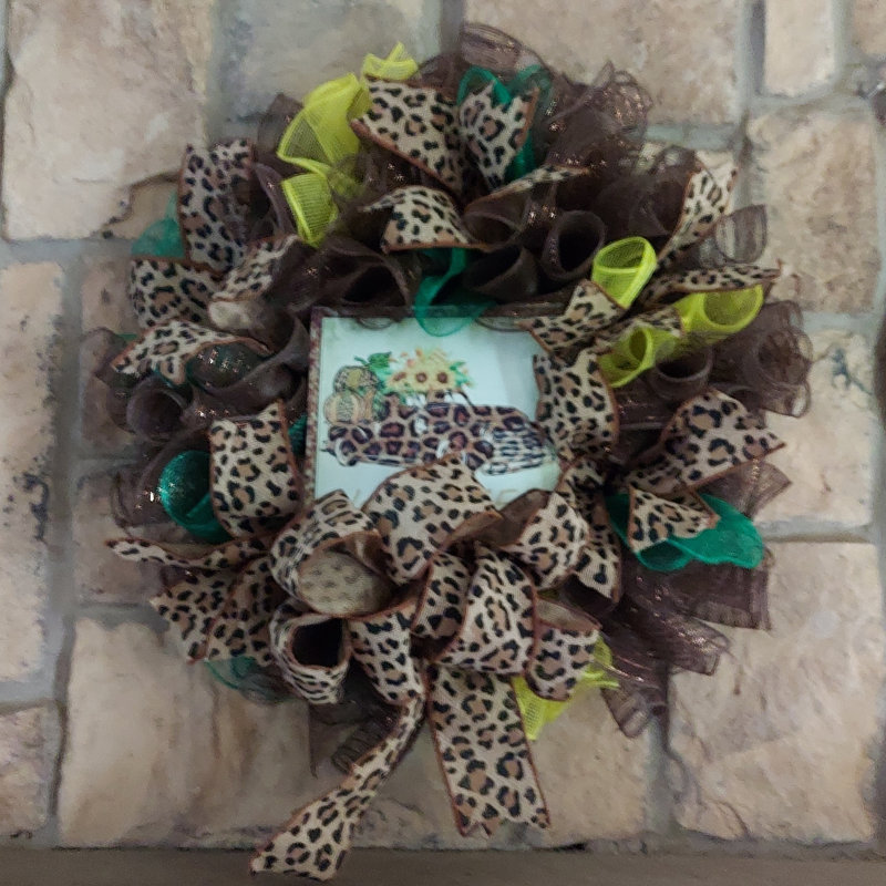 Couronne en maille 22 po Fall Collection