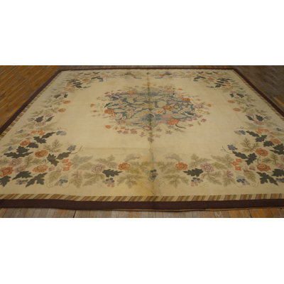 Tapis carré carré Mid-Century