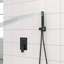 Pomme de douche double - Système de douche carré mural de 10 pouces avec valve brute-114230268