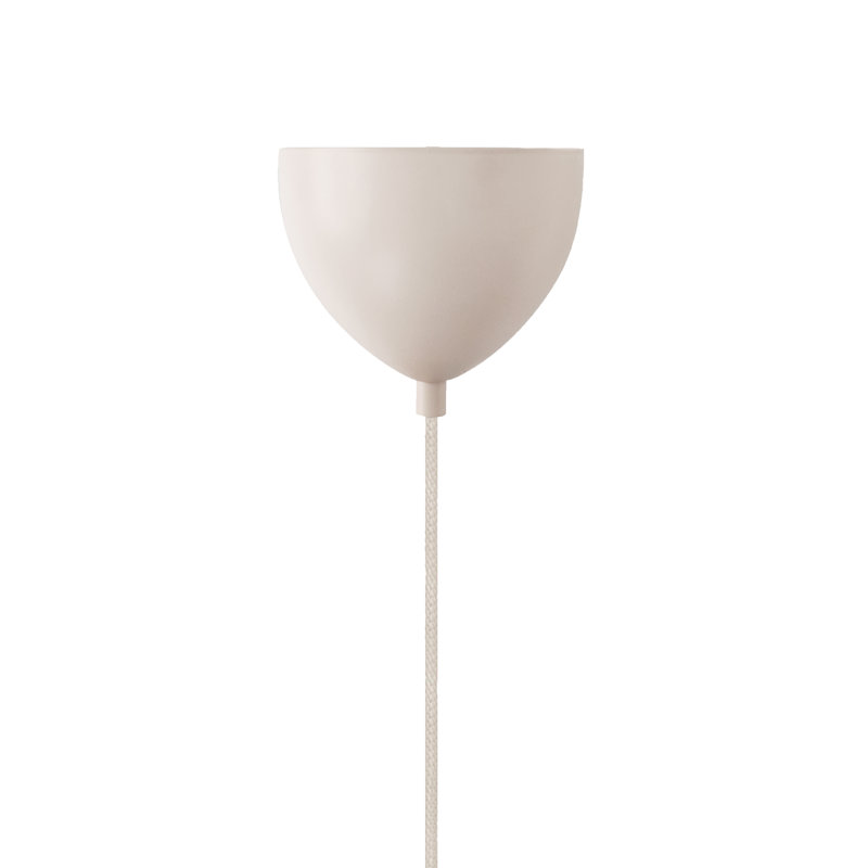 1 - Light Pendant, 0.9 W, Beige, 6cm H x 25cm W x 25cm D