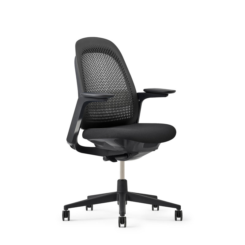 Haworth Breck Office Chair, Black, Coal