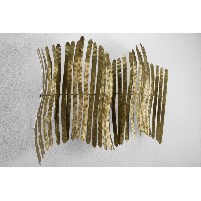 Handmade Glam Abstract Wall Decor on Metal