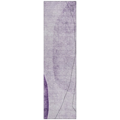 Chinu Washable Abstract Indoor / Outdoor Rug
