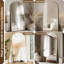 Miroir surdimensionné arqué en métal surdimensionné-570231696-570093162
