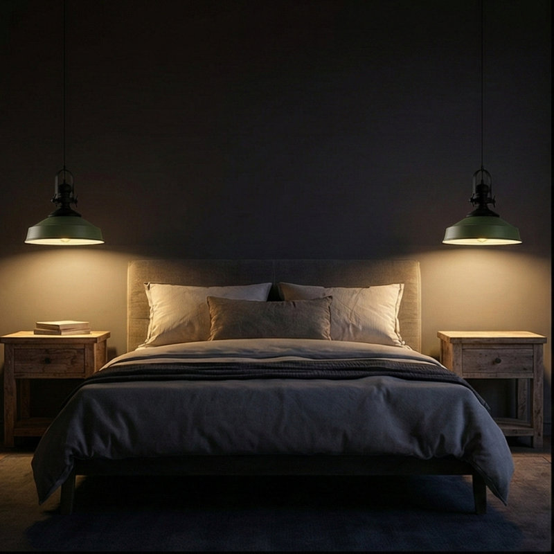 Luminaire suspendu industriel en forme de dôme 16 po Larkin