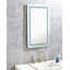 Miroir de salle de bain à DEL avec éclairage avant et arrière, grands miroirs muraux à intensité variable avec mémoire, 3 couleurs, miroir de meuble-lavabo à DEL-596110347