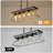 5-Light White Farmhouse Chandelier For Dining Room | Adjustable Rustic Pendant Light (No Bulbs Included)-675609102